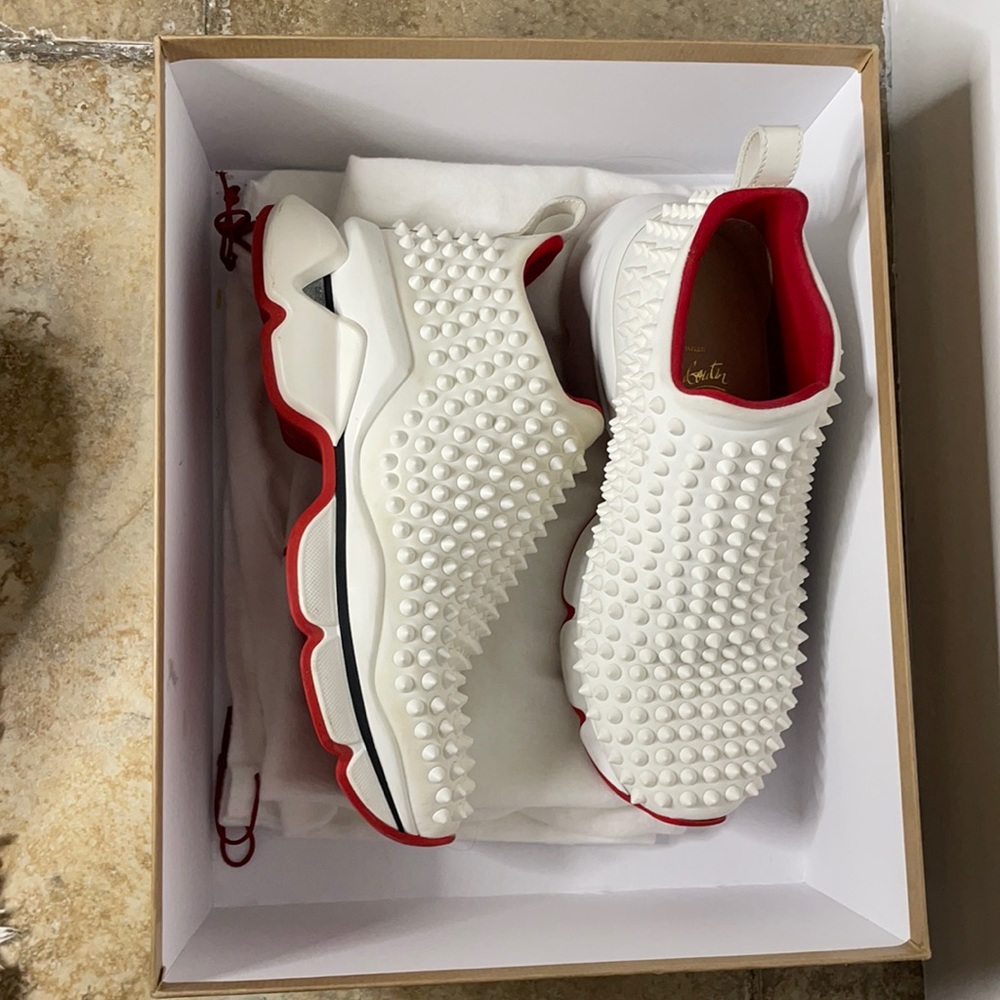 Louboutin Spiked Sneakers